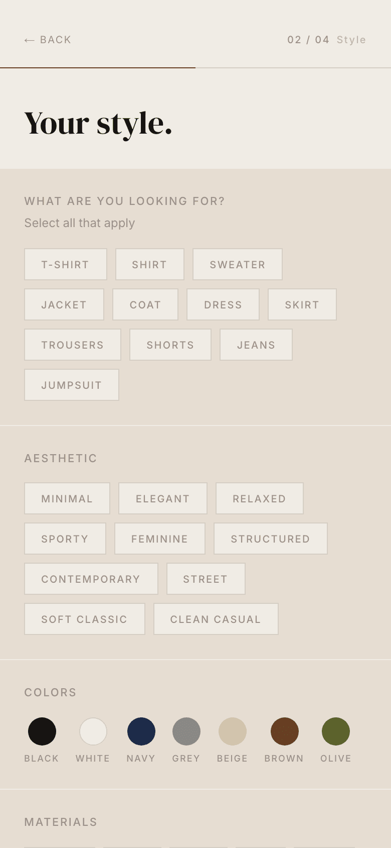 02 · Style