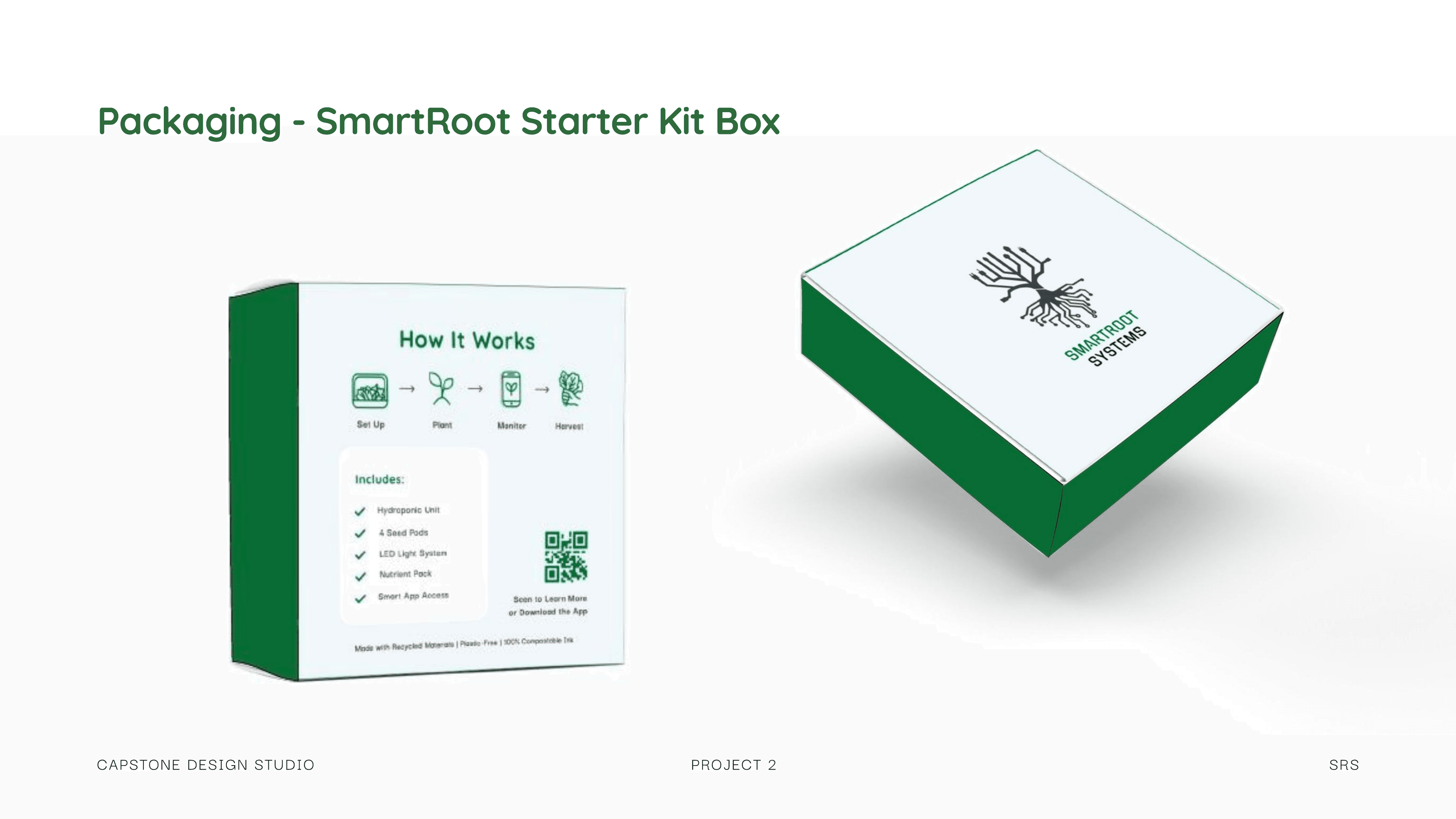 SmartRoot starter kit box, 3D mockup